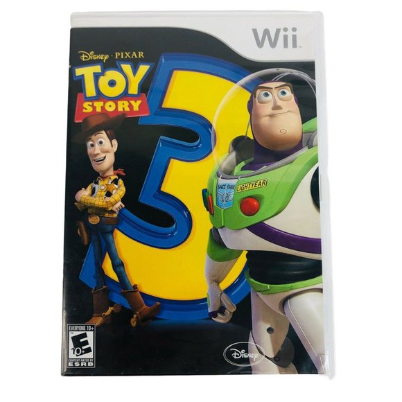 Disney Toy Story Video Game Nintendo WII Disc Manual Case Pixar Complete Works - Picture 4 of 7